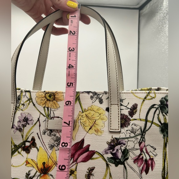 🌷 Gucci Flora Canvas Open Tote Floral - Picture 11 of 16